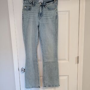 Light Wash Seven High Rise Slim Boot Cut Jeans Size 8